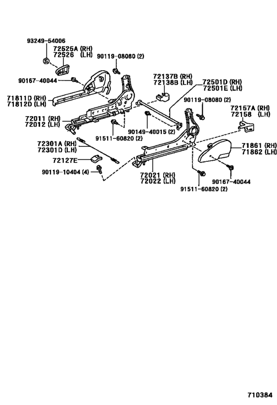Front Seat & Seat Track