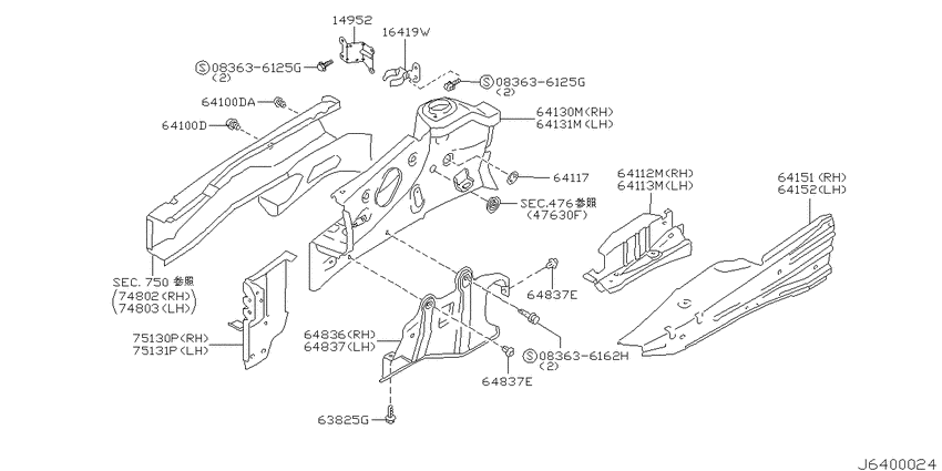 Hood ledge & fitting