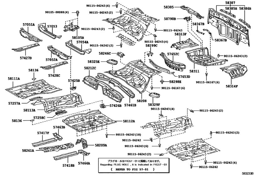 Floor Pan & Lower Back Panel