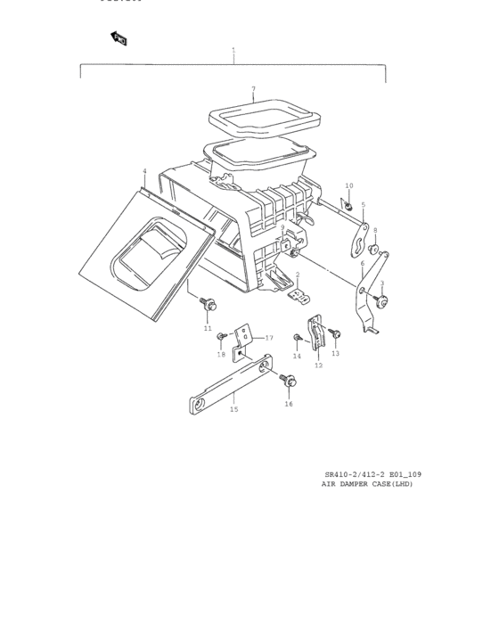 Air damper case