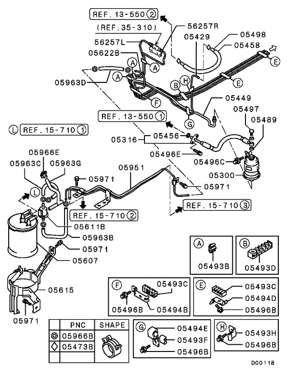 Fuel line & vapor gas control