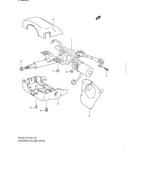 Steering column