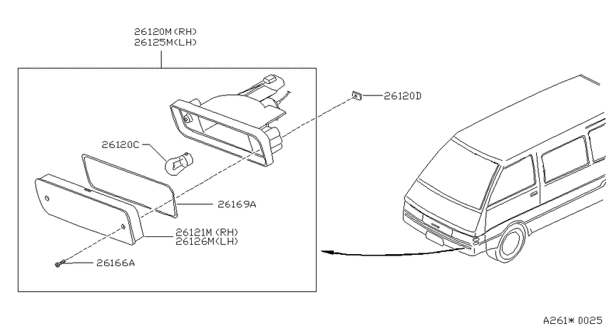 Front combination lamp