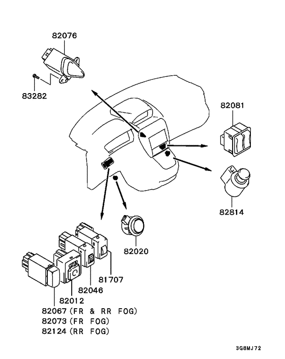 Switch & cigar lighter