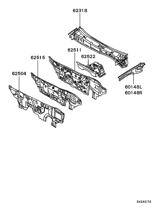Front deck & insulator