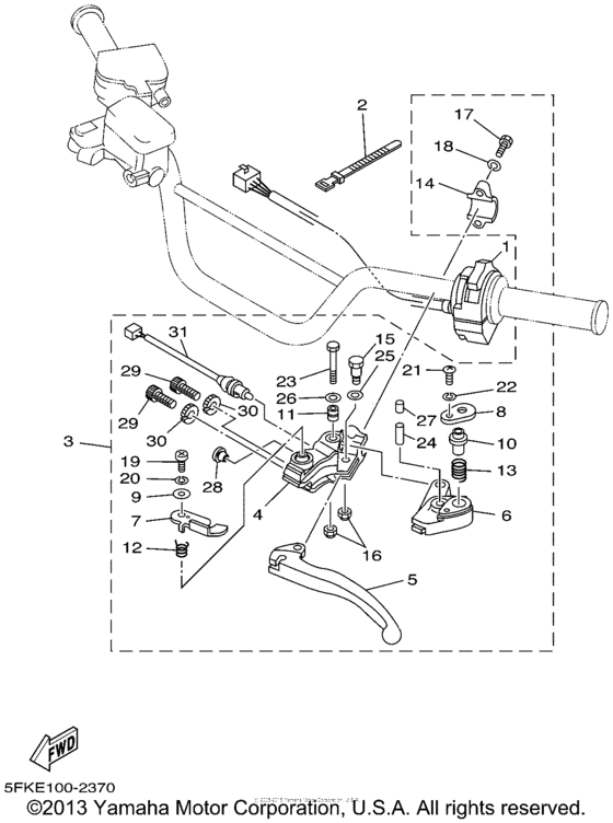 Handle switch & lever