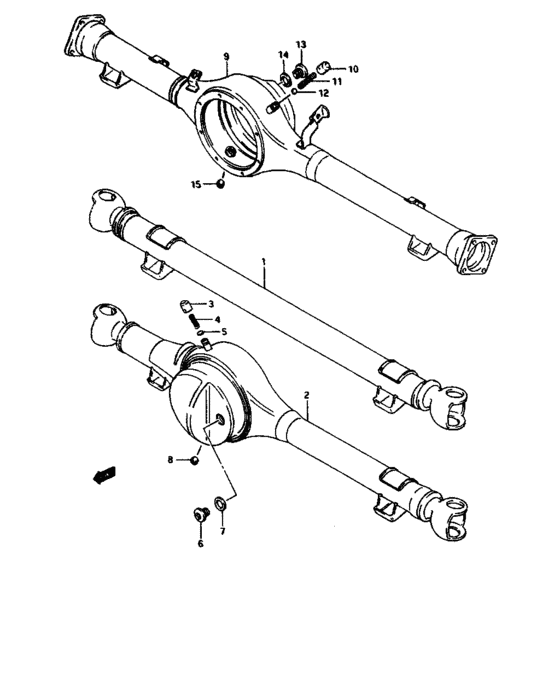 Axle housing