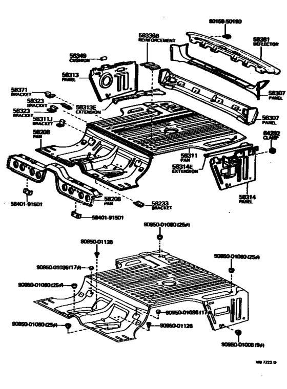 Floor Pan & Lower Back Panel