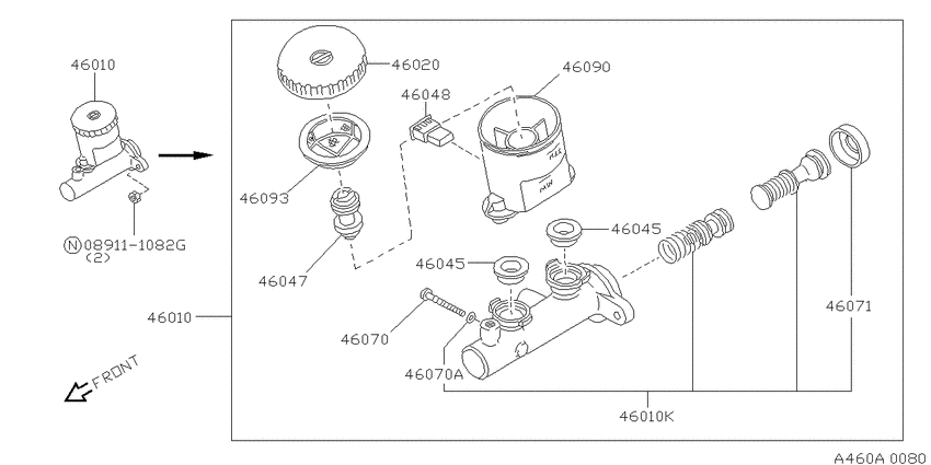 Brake master cylinder
