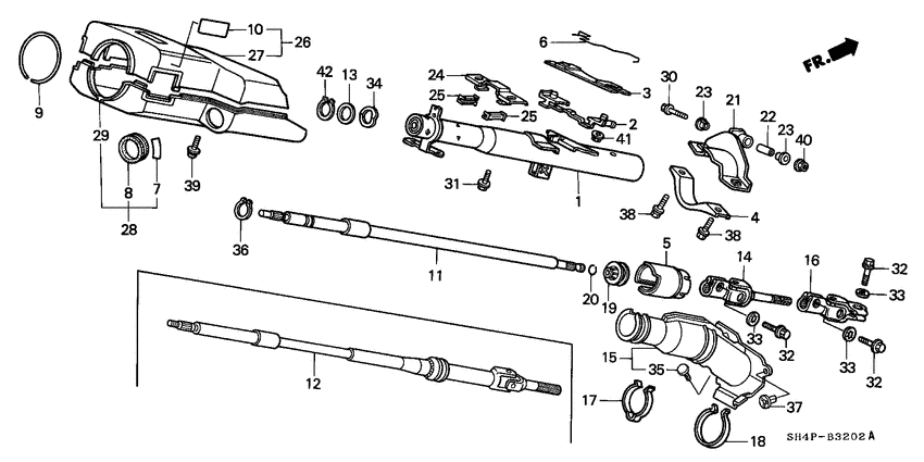 Steering column
