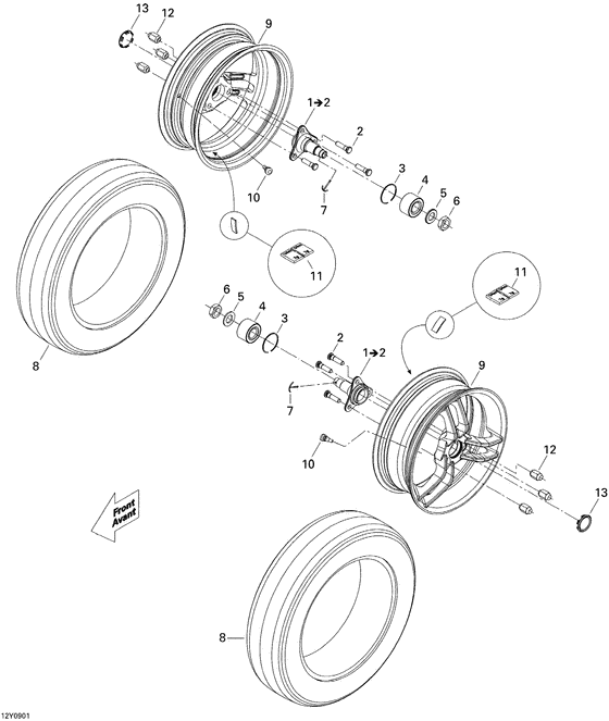 07- drive system, front