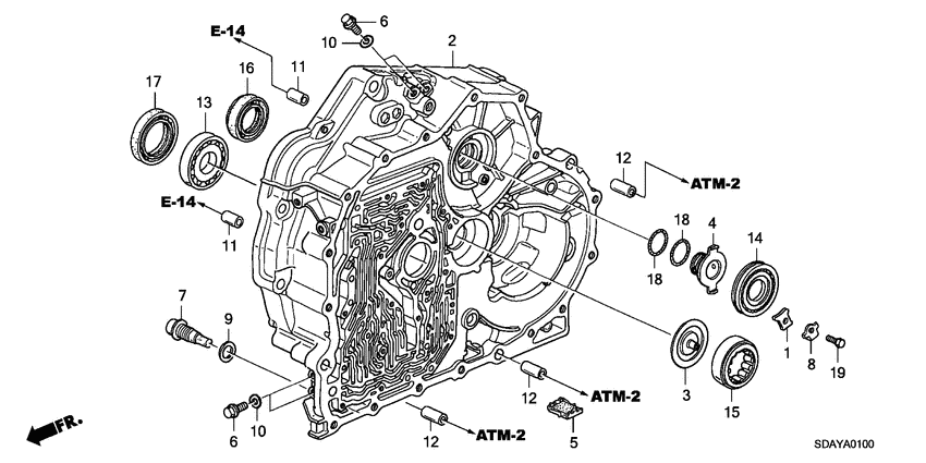 Torque converter case