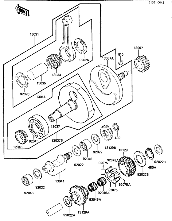 Crankshaft/balancer