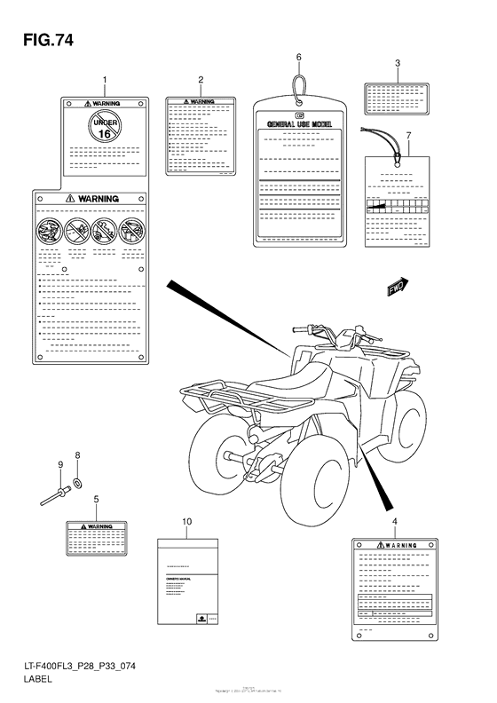 Label (Lt-F400Fzl3 P33)