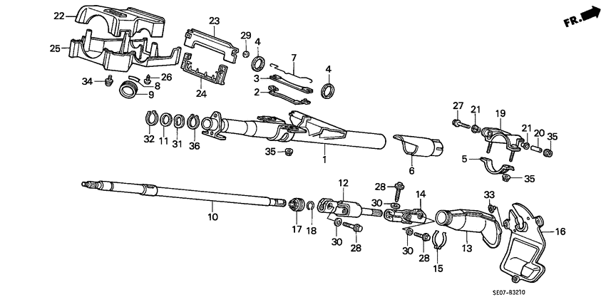 Steering column
