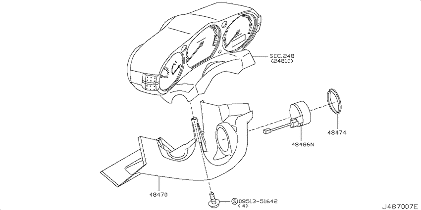 Steering column shell cover