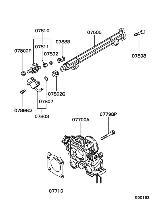 Injector & throttle body