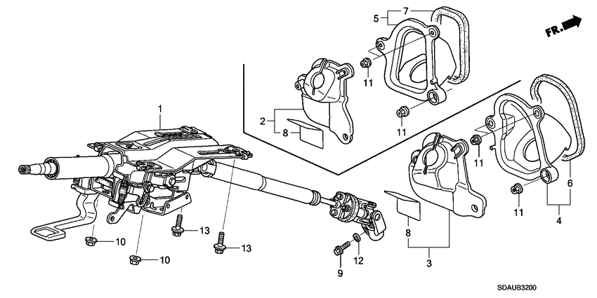 Steering column