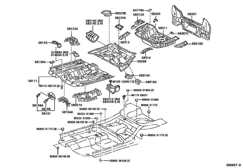 Floor Pan & Lower Back Panel