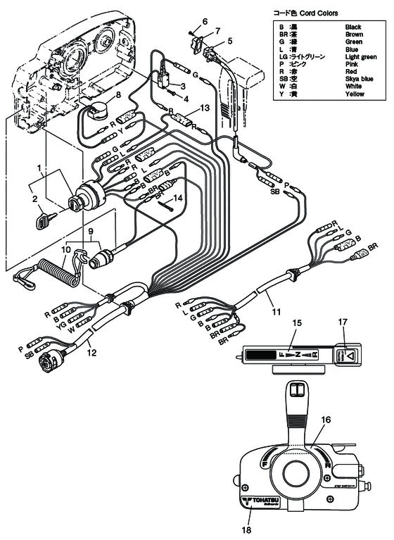 Component parts of remote control assy. (electrical parts)