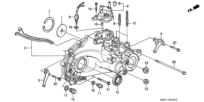 Transmission housing