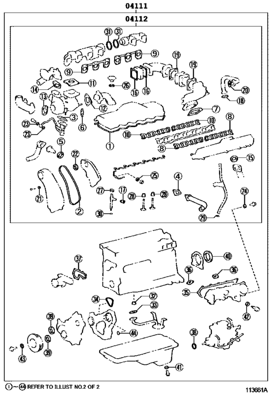 Engine Overhaul Gasket Kit