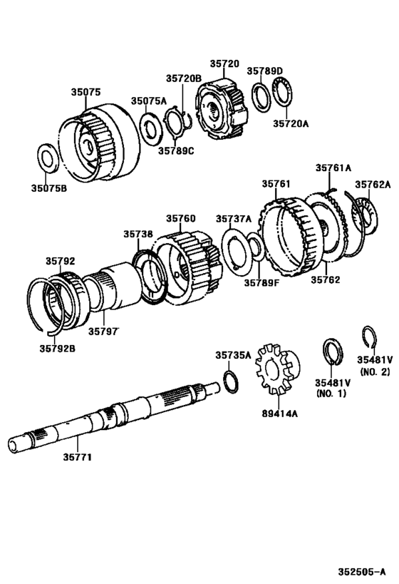Planetary Gear, Reverse Piston & Counter Gear(Atm)