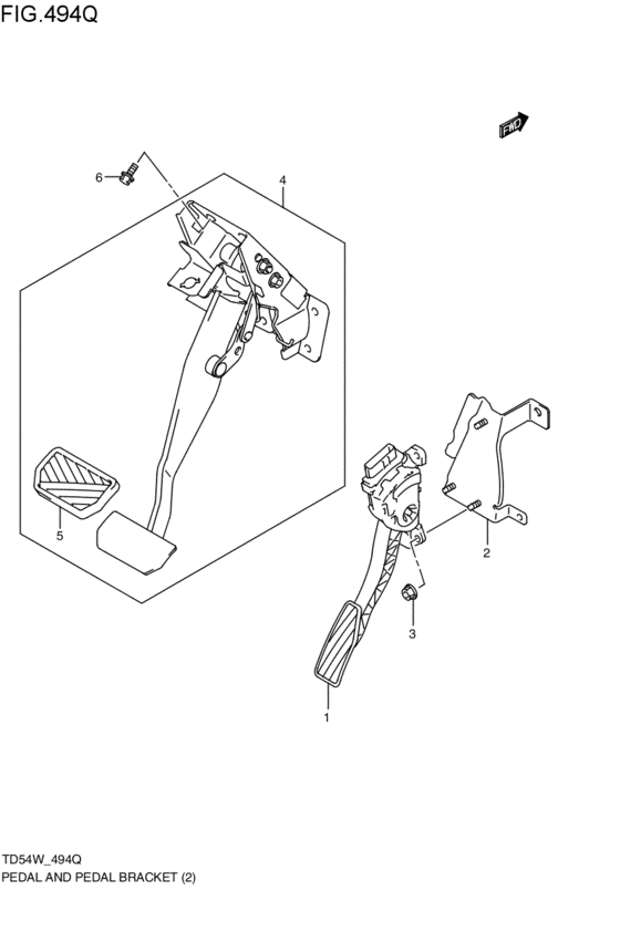 pedal / pedal bracket
