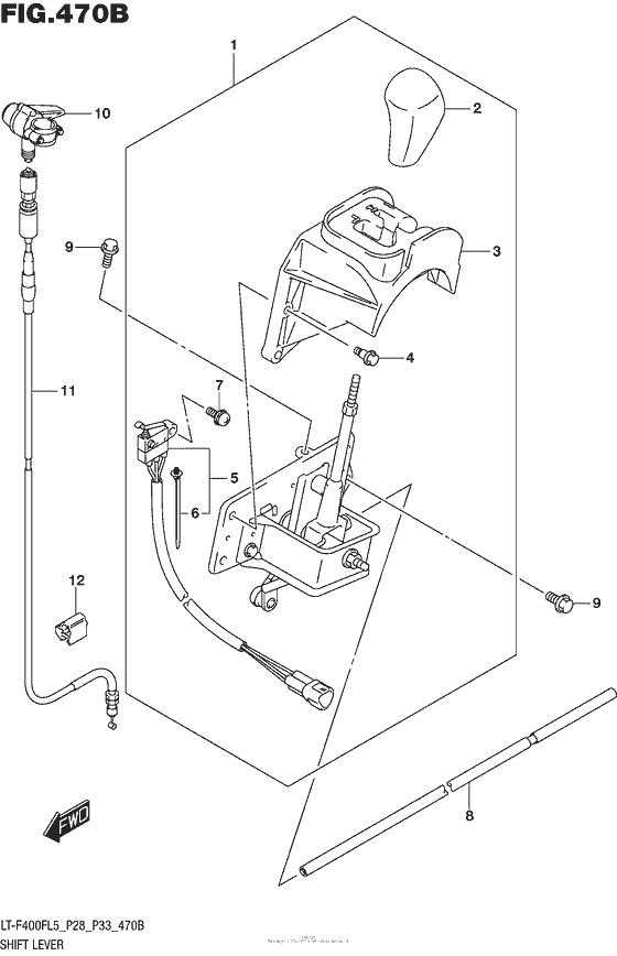 Shift Lever (Lt-F400Fl5 P33)