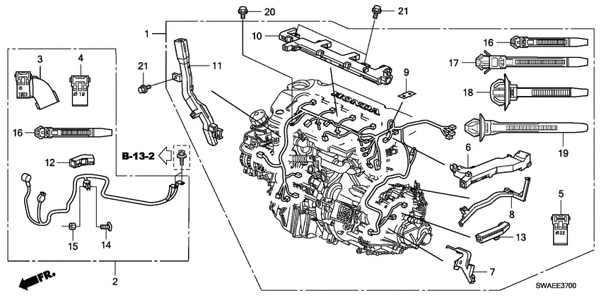 Engine wire harness