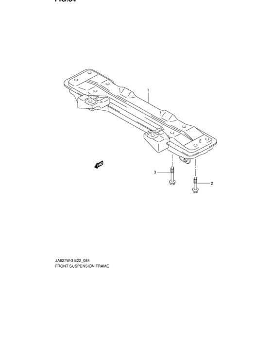 Front suspension frame