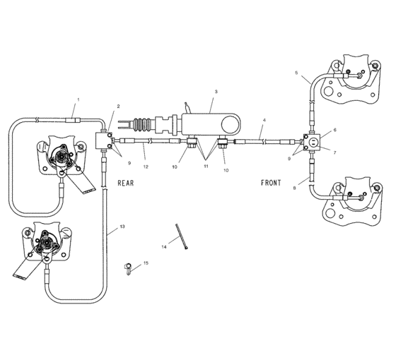 Brake lines/master cylinder