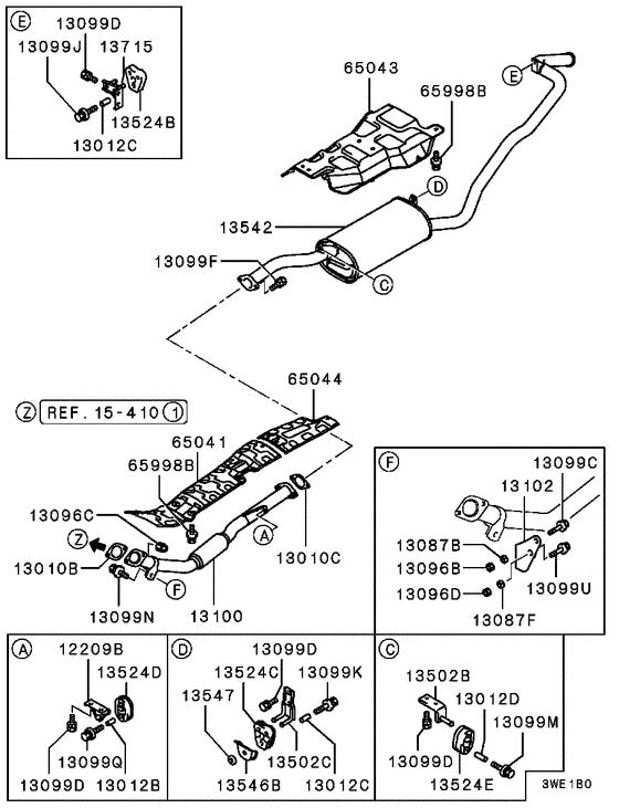 Exhaust pipe & muffler