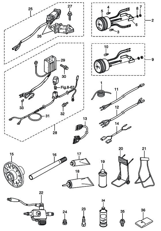 Optional parts (accessories)