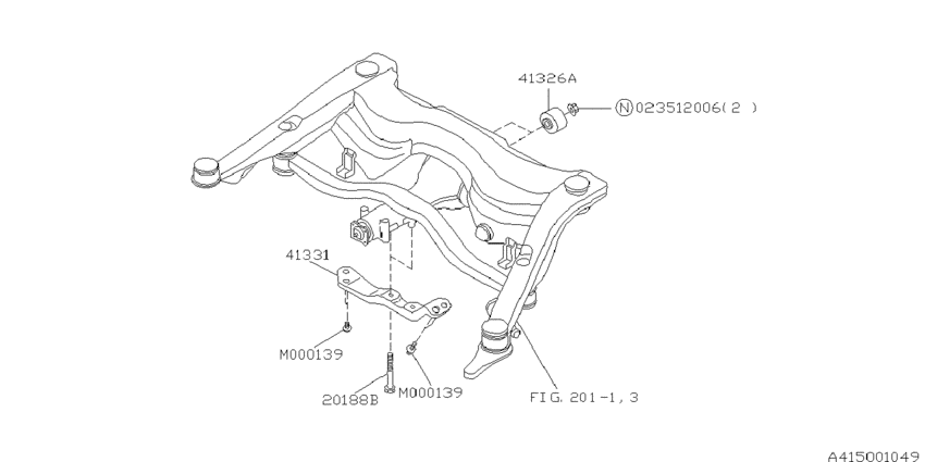 Differential mounting