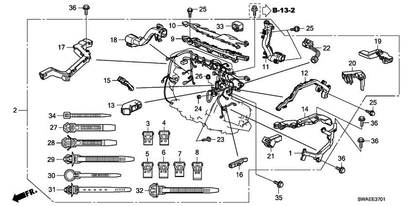 Engine wire harness