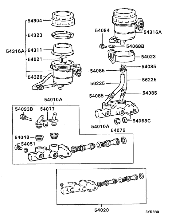 Brake master cylinder