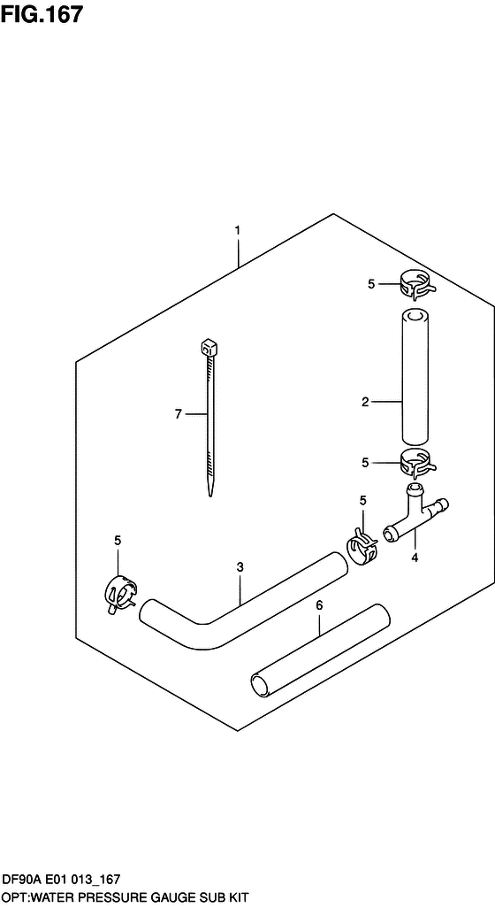Opt:water pressure gauge sub kit