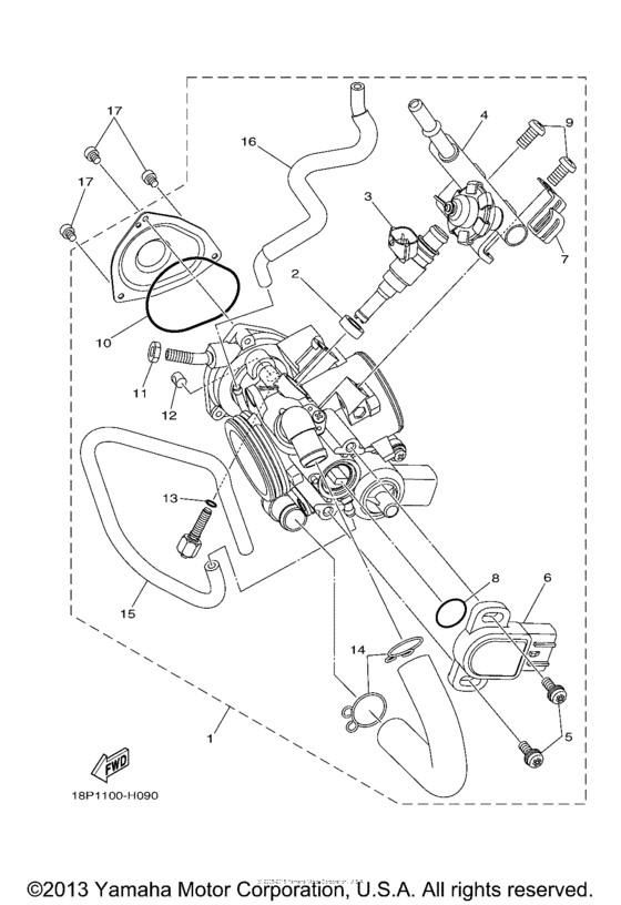 Throttle body assy