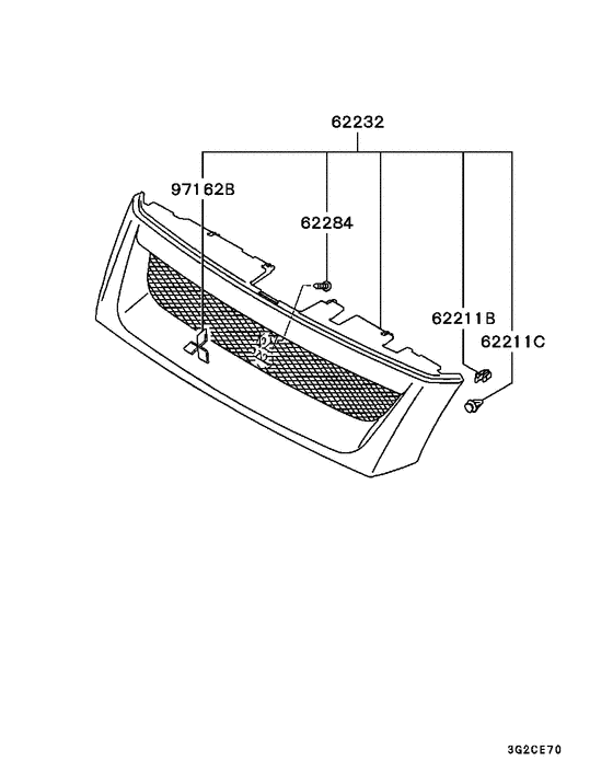 Radiator grille,headlamp bezel