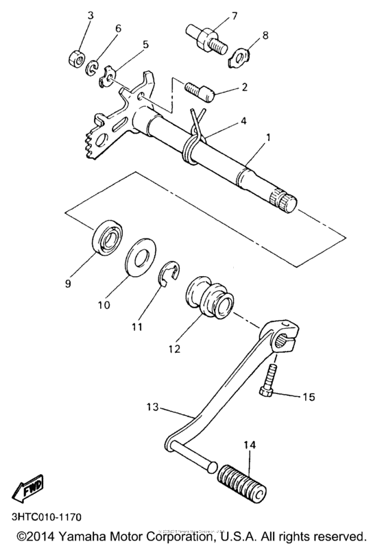 Shift shaft