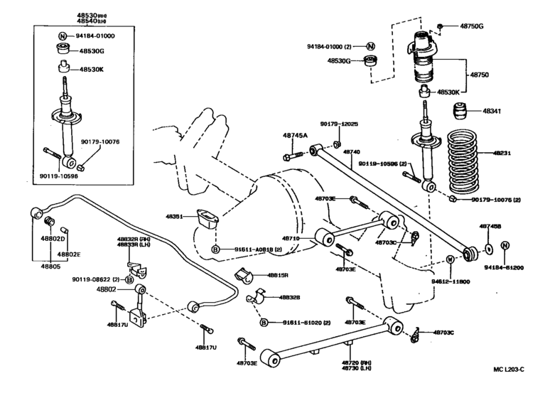 Rear Spring & Shock Absorber