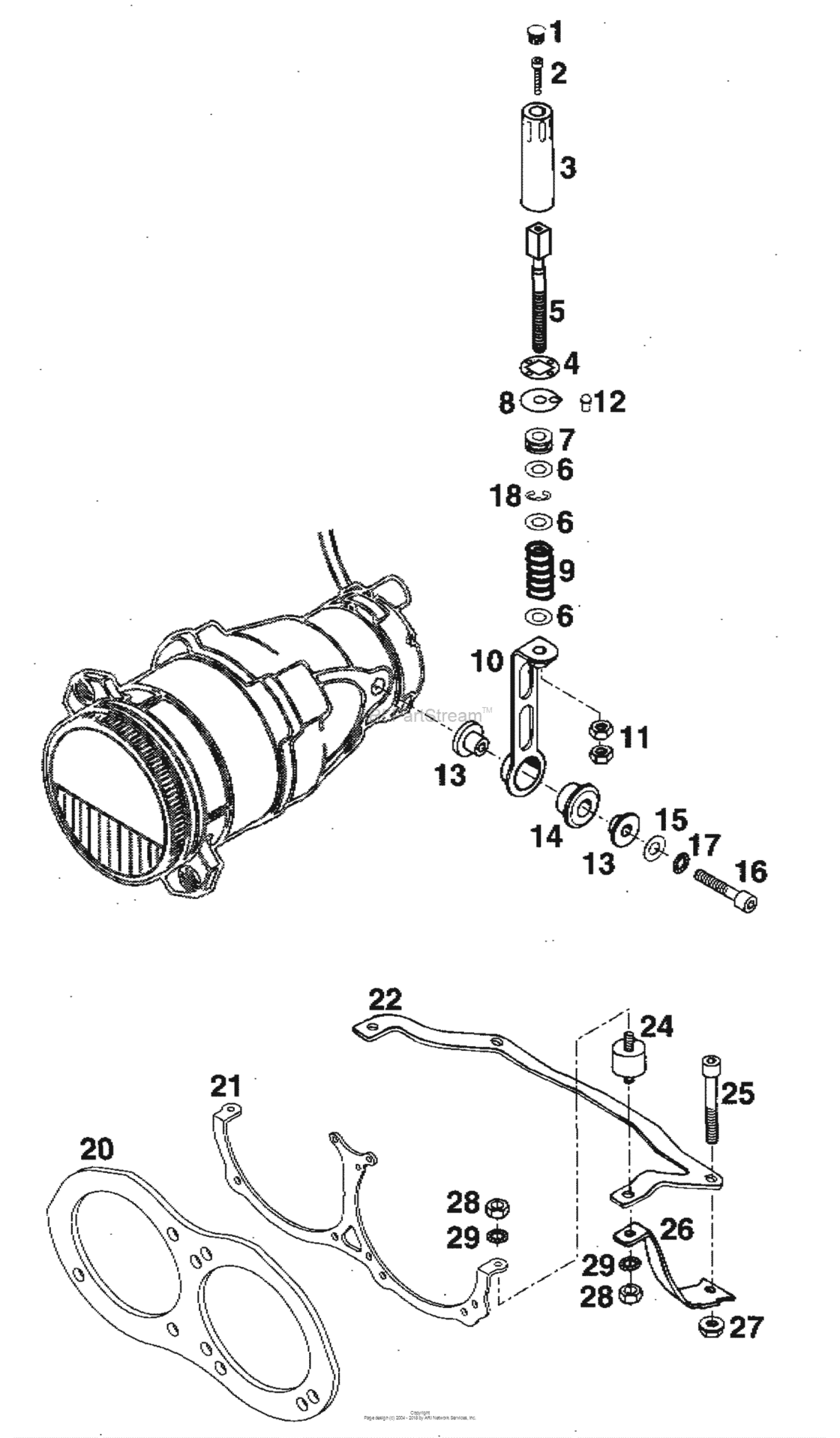 Head Light Support
