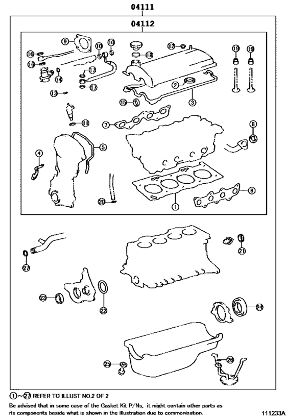 Engine Overhaul Gasket Kit