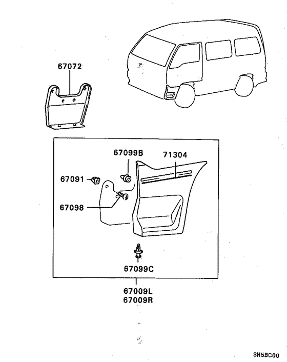 Side garnish & moulding