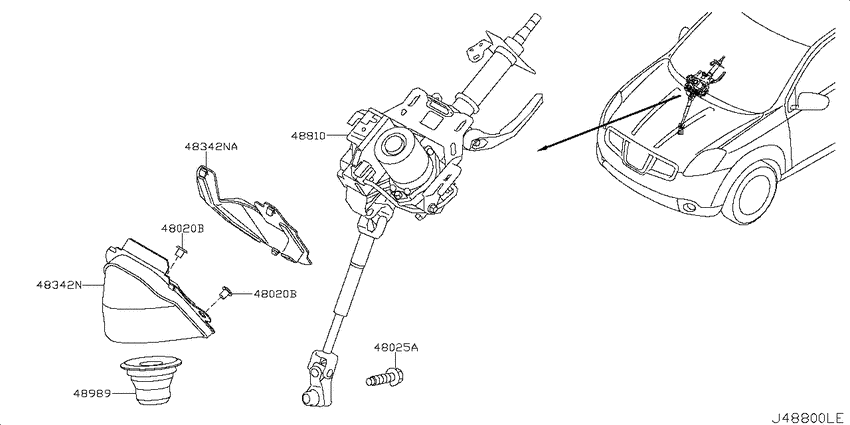 Steering column