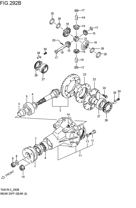 リヤデファレンシャルギヤ
