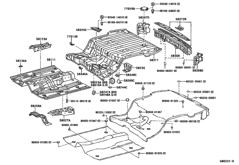 Floor Pan & Lower Back Panel