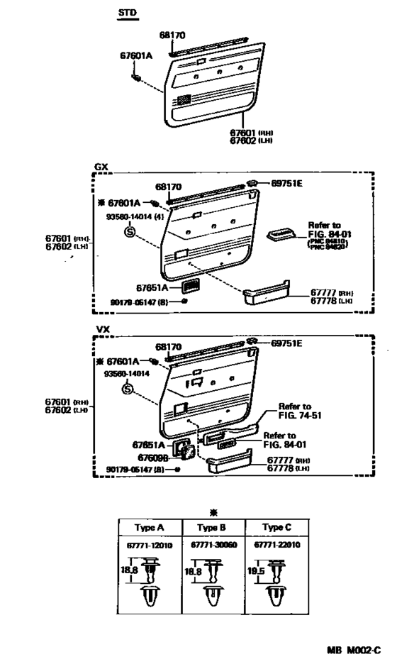 Front Door Panel & Glass