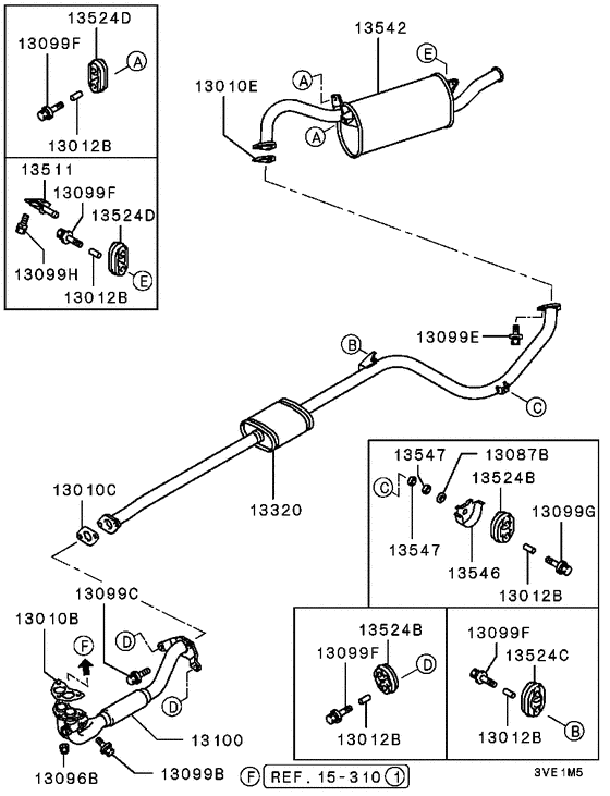 Exhaust pipe & muffler